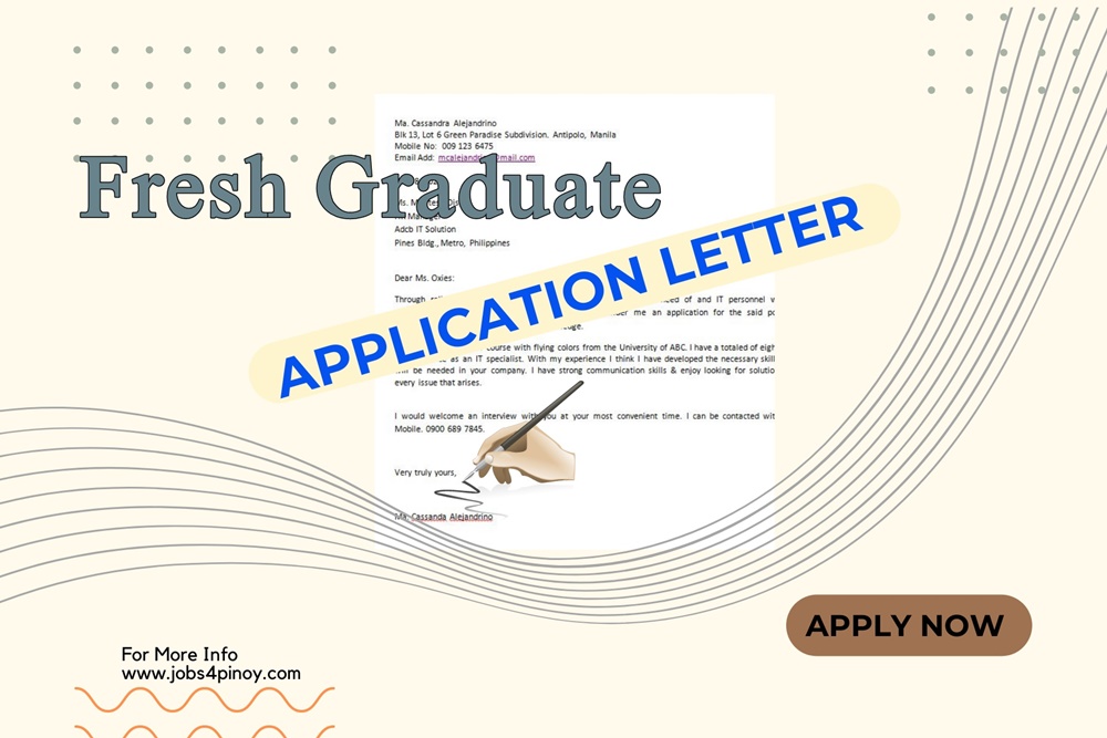 application-letters-samples-for-new-graduates